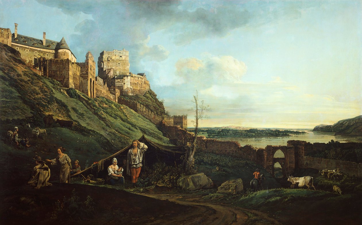 Kasteel Devin door Bernardo Bellotto