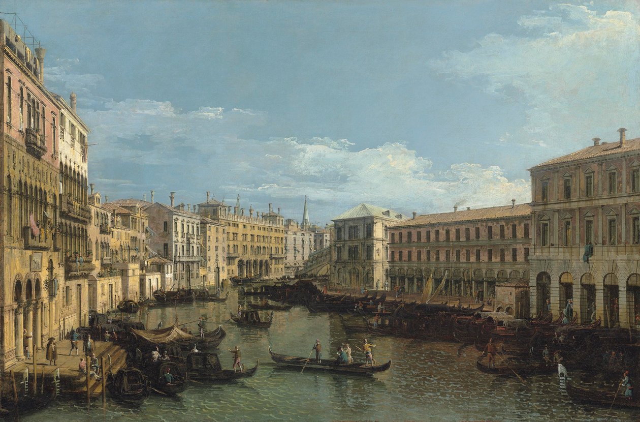 Het Canal Grande vanaf de Ca