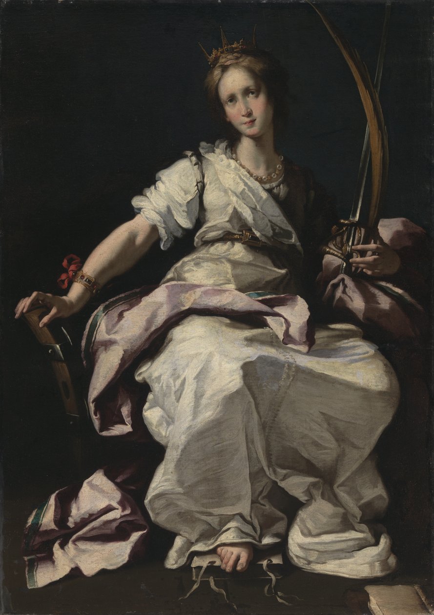 Sint-Catharina van Alexandrië door Bernardo Strozzi