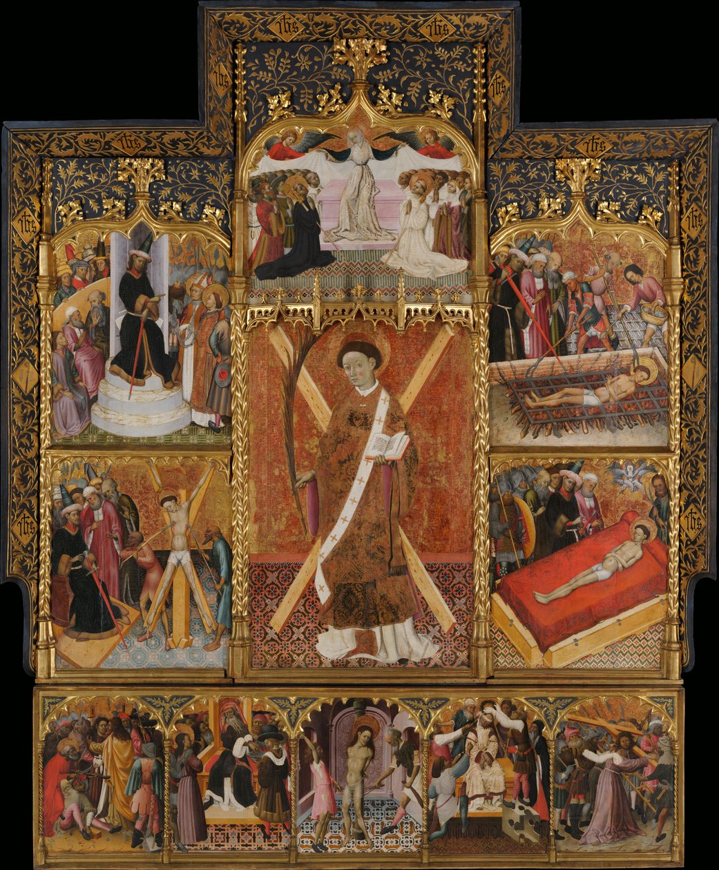 Altaarstuk van Sint Vincent door Bernat Martorelli