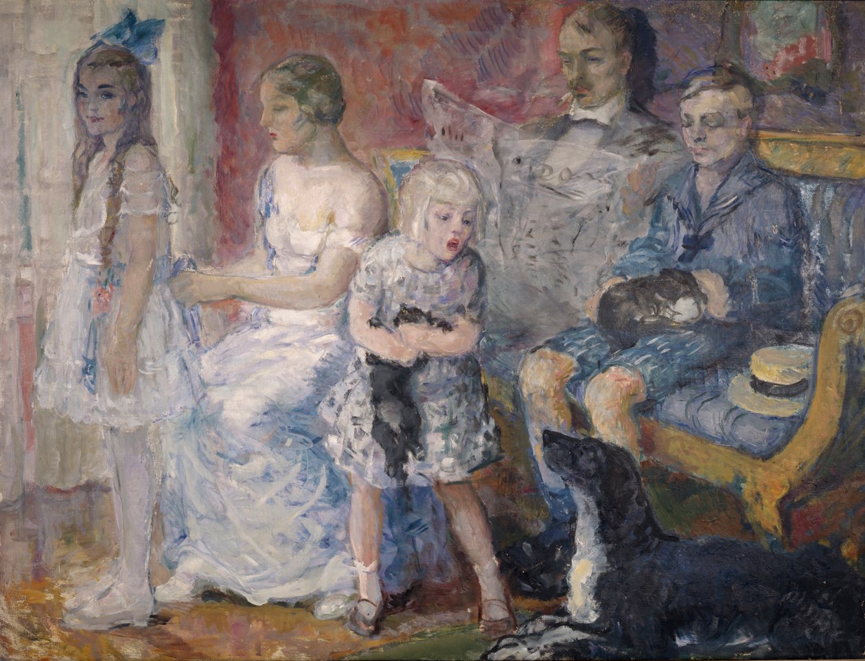 De familie Folkestad door Bernhard Dorotheus Folkestad