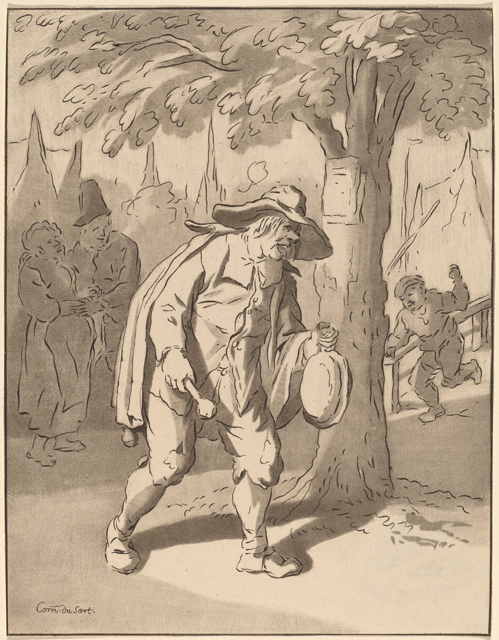 Stadsomroeper door Bernhard Schreuder