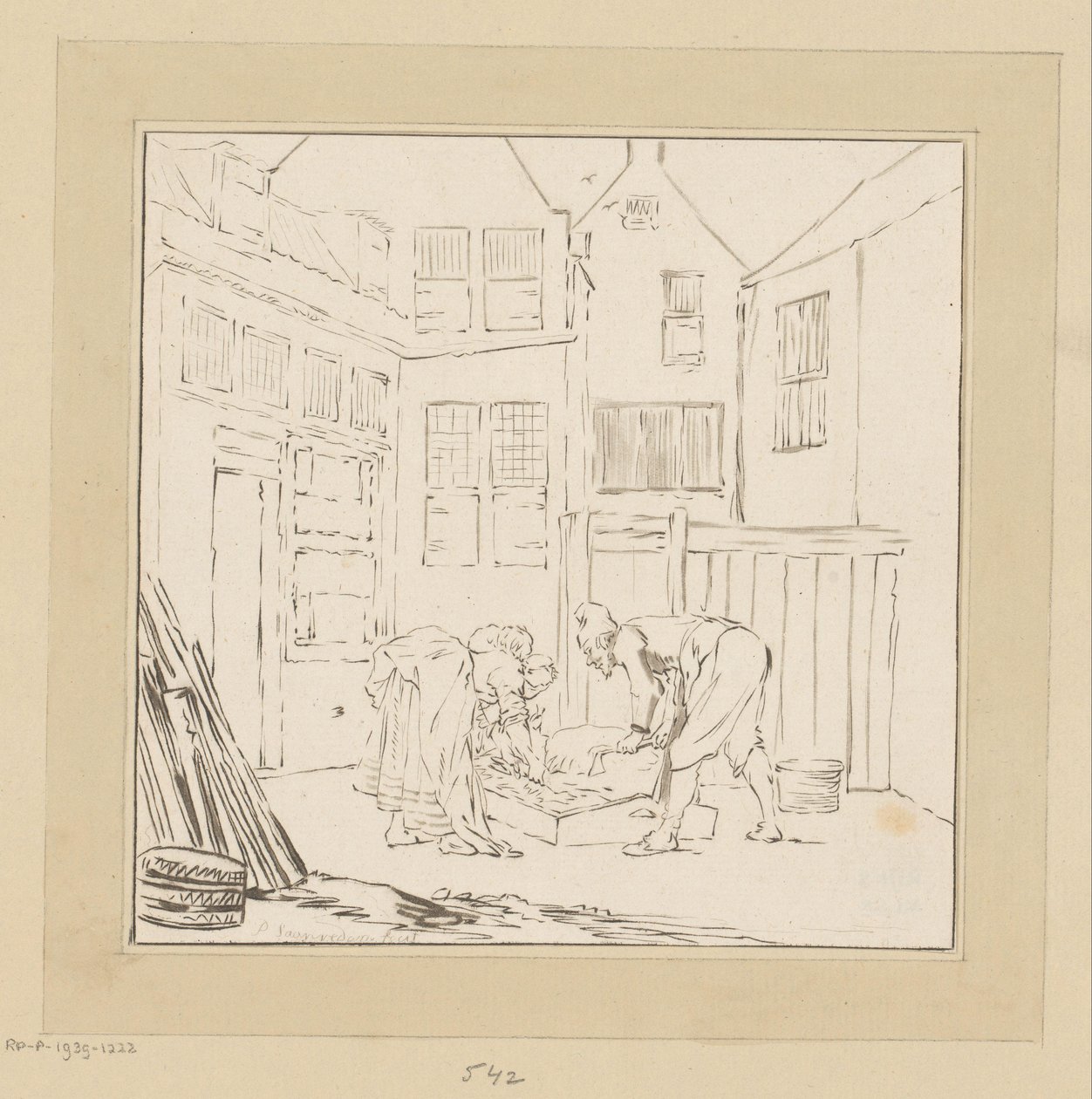 Varkensslacht door Bernhard Schreuder