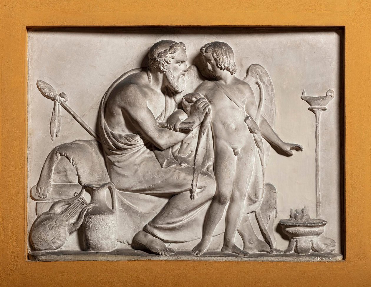 Cupido door Anacreon, Winter door Bertel Thorvaldsen