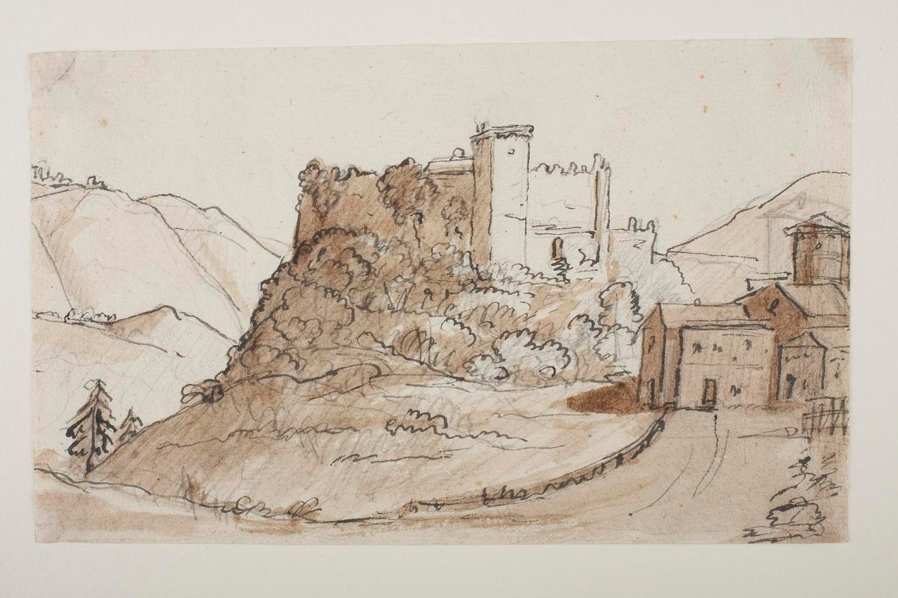 Berglandschap door Bertel Thorvaldsen
