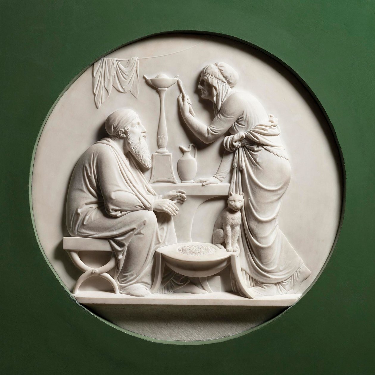 Ouderdom of winter door Bertel Thorvaldsen