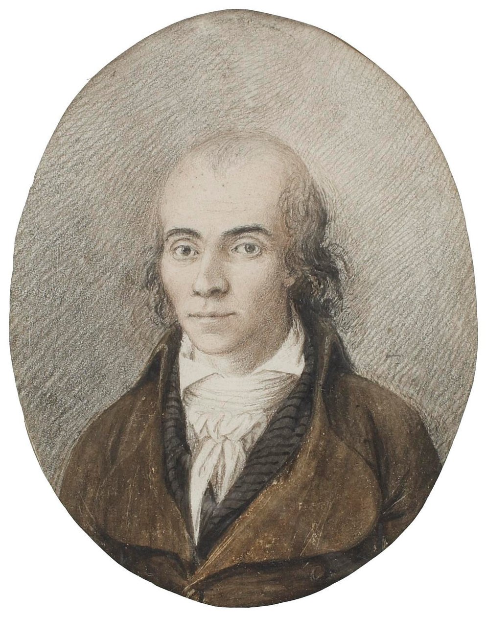 De dichter Ole Johan Samsøe door Bertel Thorvaldsen