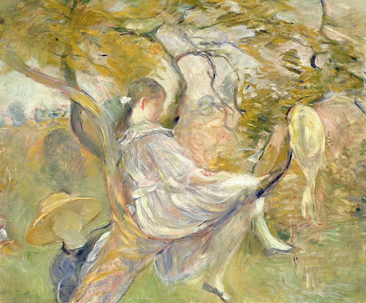 In de Appelboom door Berthe Morisot