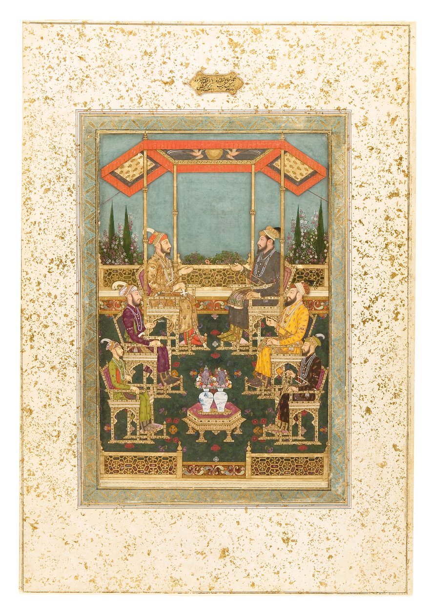 Een Verzameling Prinsen, ca. 1710 door Bhawani Das