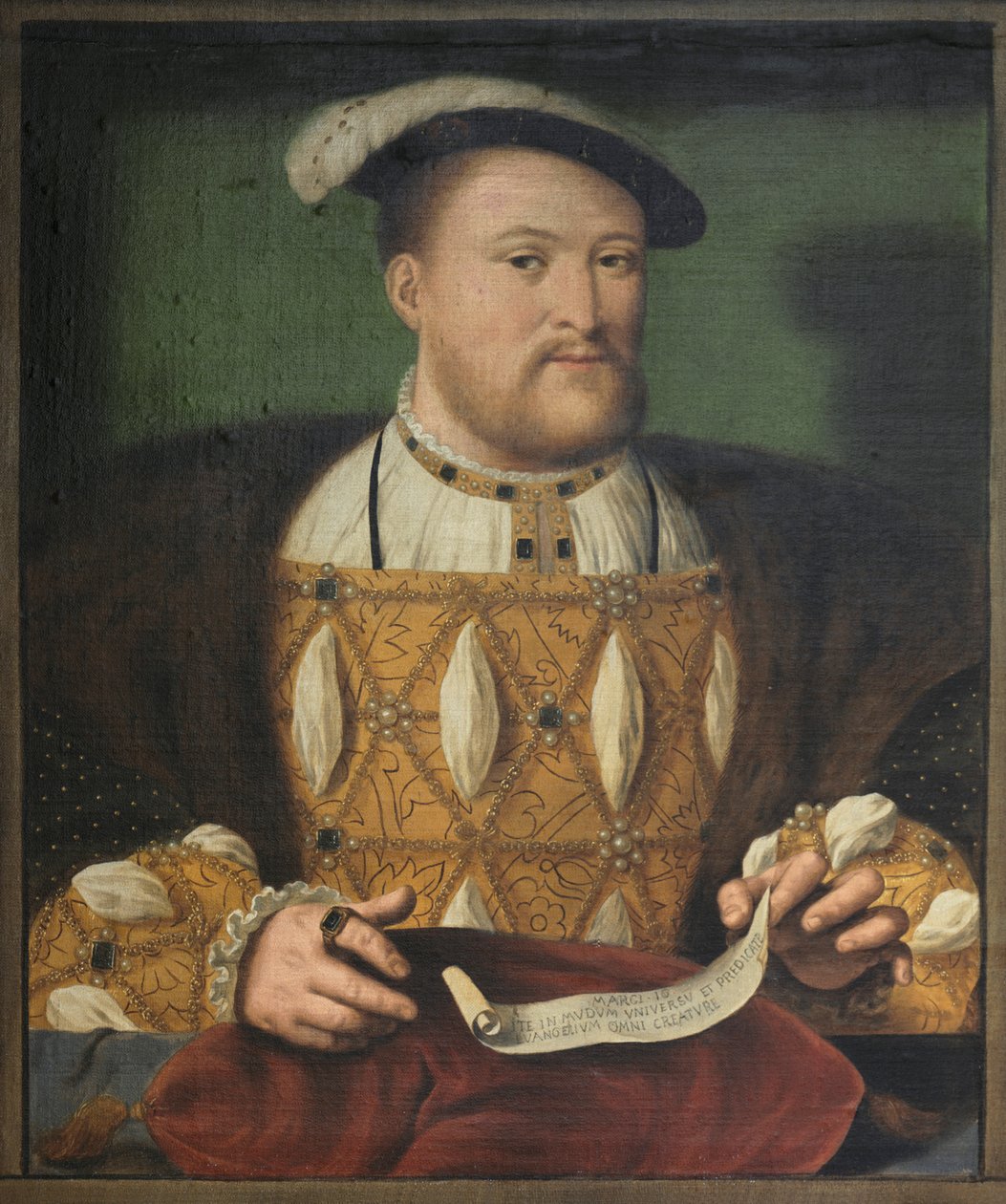 Portret van koning Hendrik VIII, ca. 1544 ca. 1800 door Biagio Rebecca