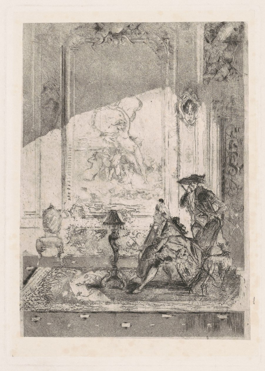De Vioolles, c. 1874 door Bianchi Mose
