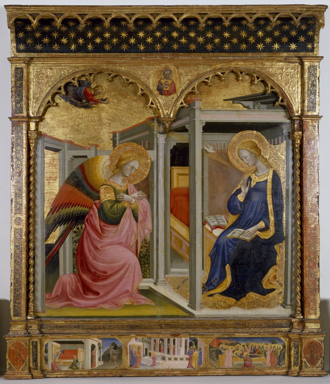 De Aankondiging, c.1430 door Bicci di Lorenzo