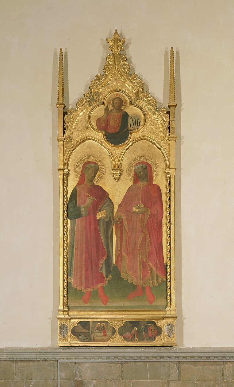SS. Cosmas en Damian door Bicci di Lorenzo