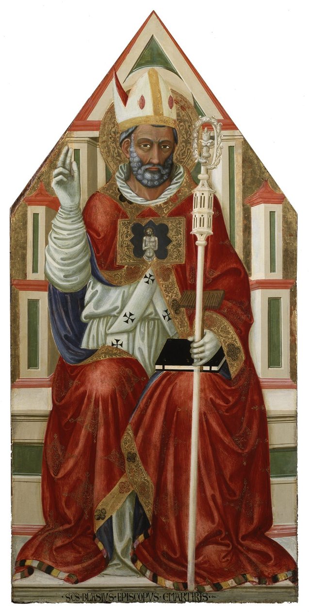 Sint-Blasius door Bicci di Lorenzo