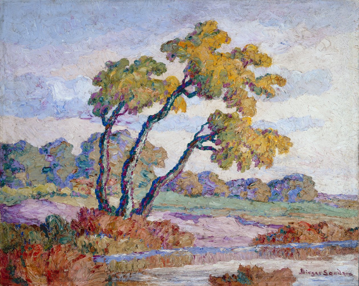 Kansas Landschap door Birger Sandzen