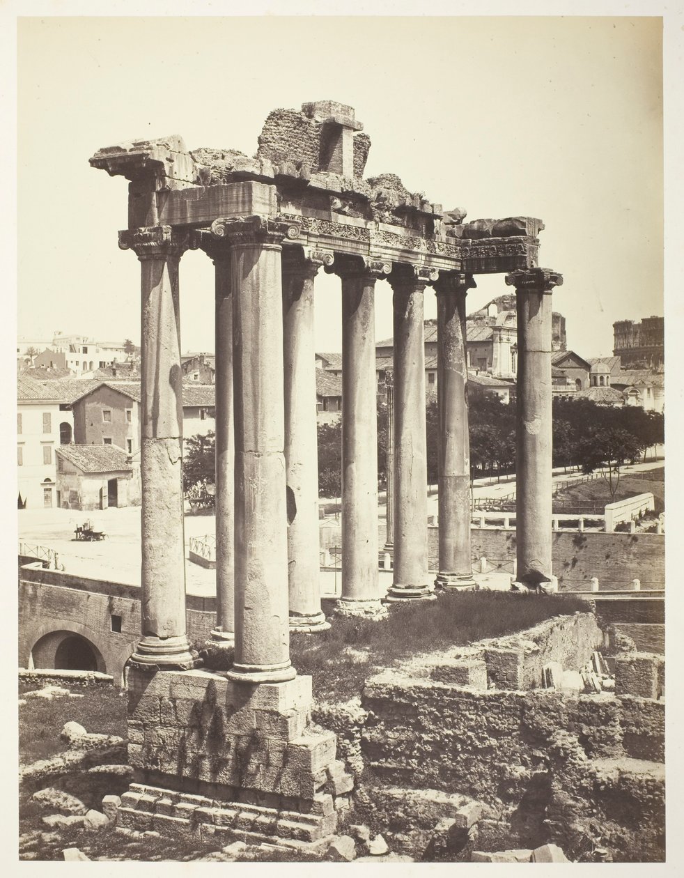 Forum Romanum, Rome door Bisson Frères
