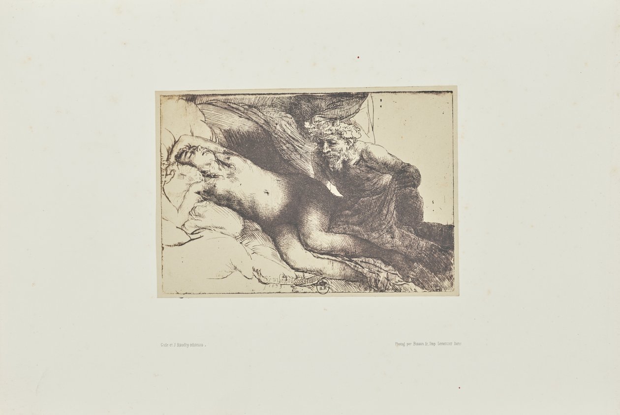 [Jupiter en Antiope: de grotere plaat]. door Bisson Frères