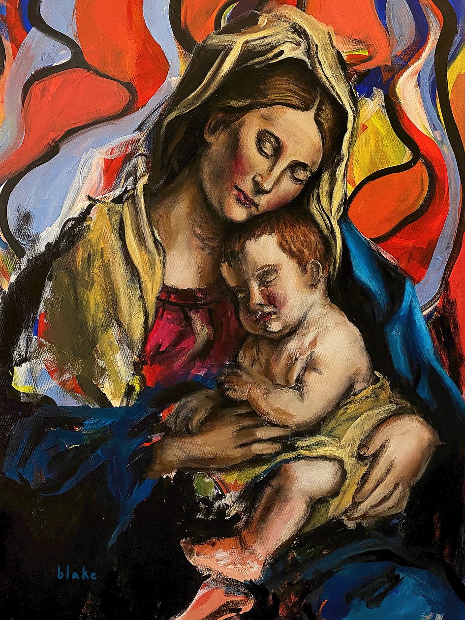 Madonna en Kind, ca. 2020 door Blake Munch
