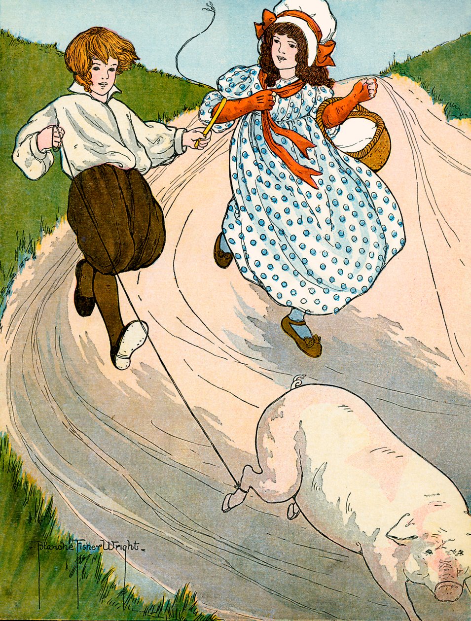 To Market, geïllustreerd door Blanche Fisher Wright door Blanche Fisher Wright
