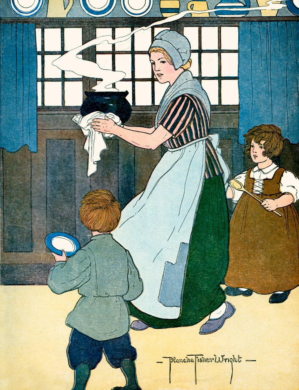Pease Porridge Hot, door Blanche Fisher Wright door Blanche Fisher Wright