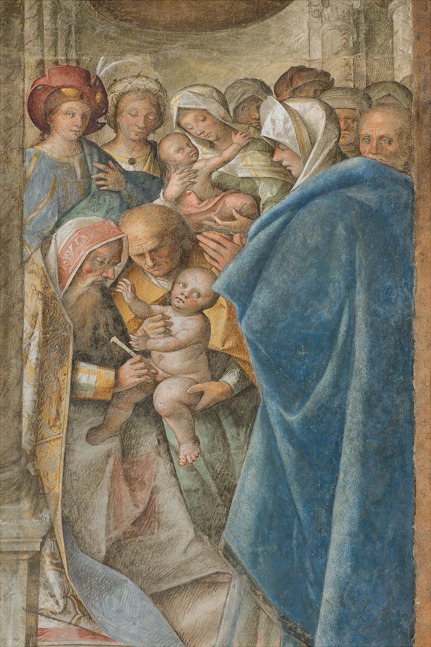 Besnijdenis (detail) door Boccaccio Boccaccino