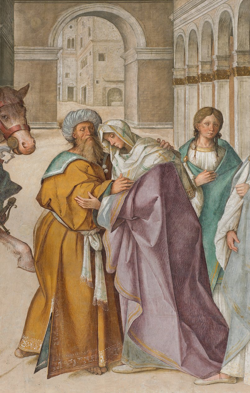Centraal Schip, Eerste Noordelijke Span, Ontmoeting van St. Joachim en Sant