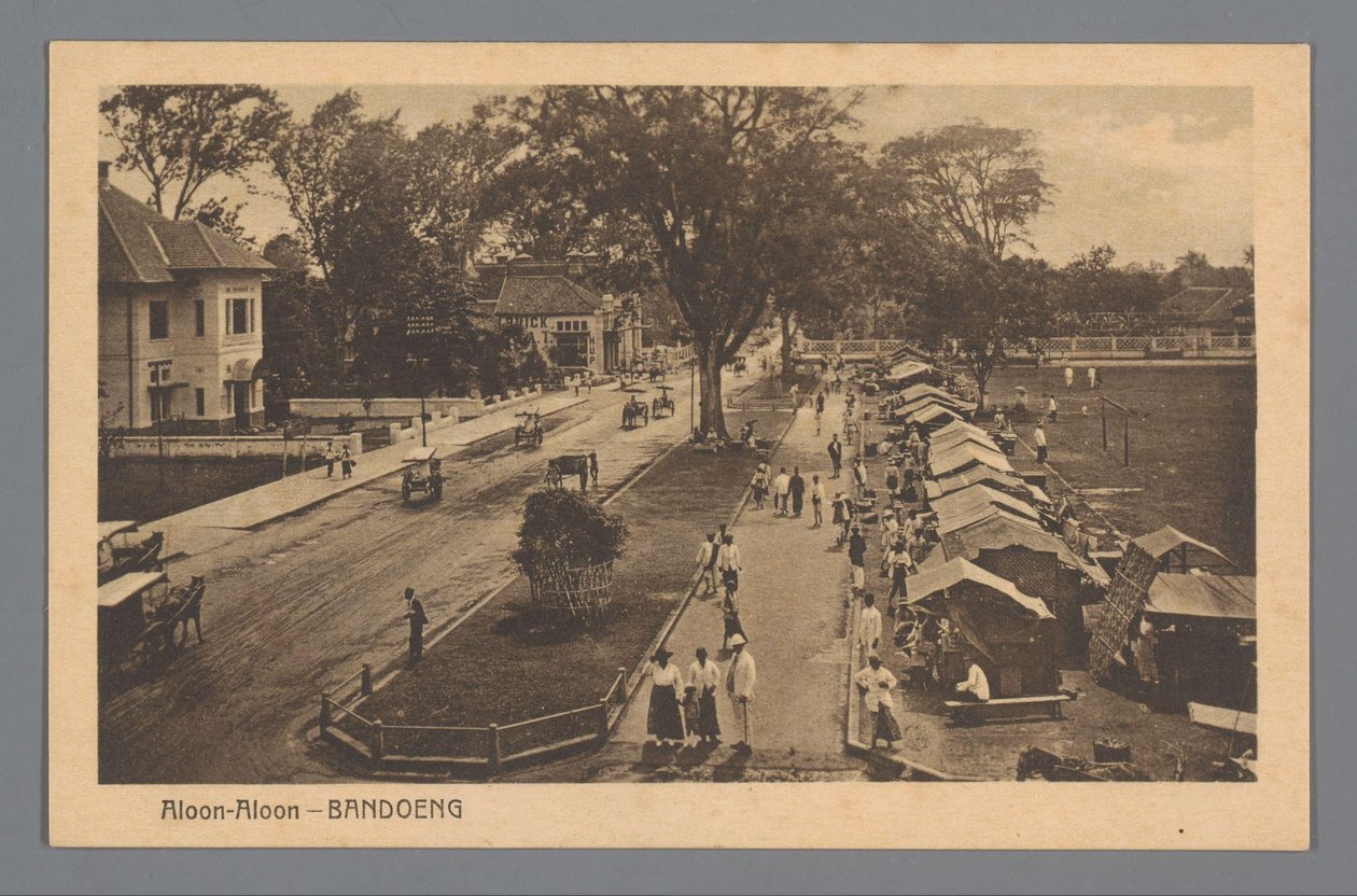 Pasar Baroe-Bandoeng door Boekhandel Visser and Co.