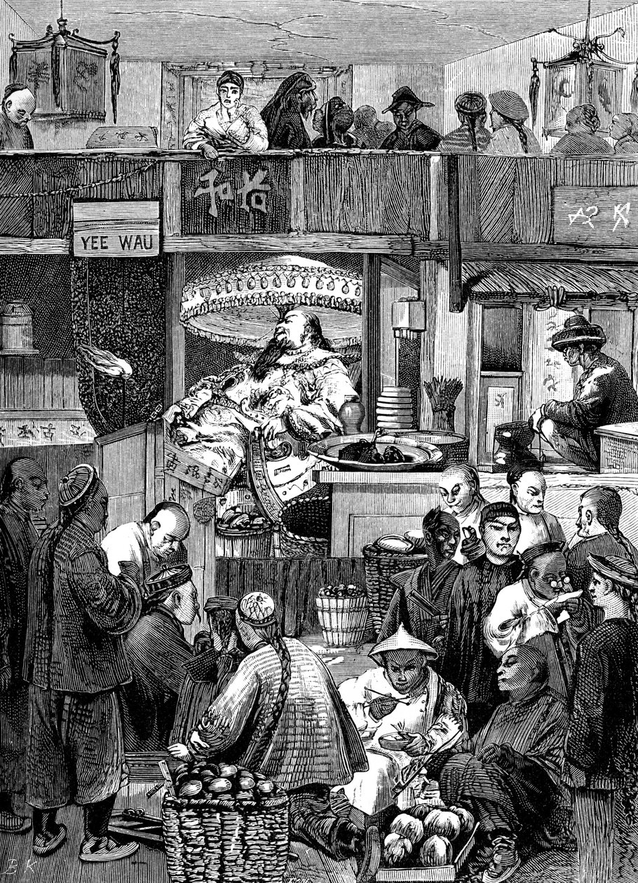 Een Chinese joss-huis door Bohuslav Kroupa