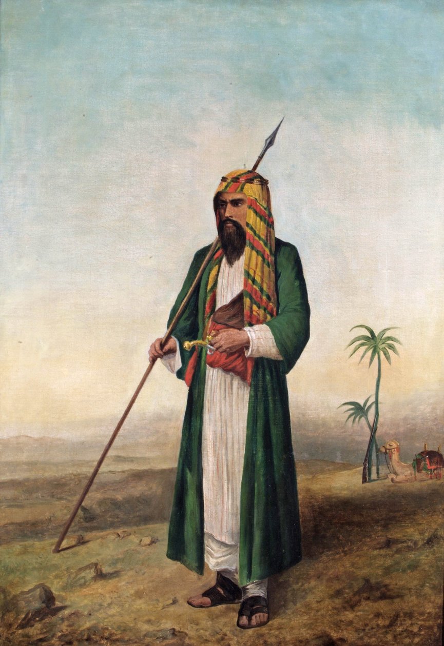 Sir Richard Burton in Arabische Kleding door Borgo Caratti