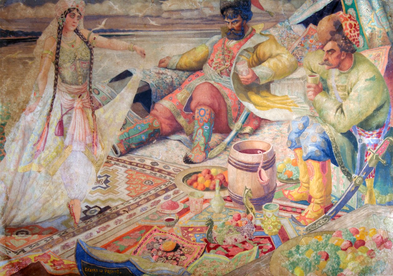 Stepan Razin door Boris Mikhailovich Kustodiev