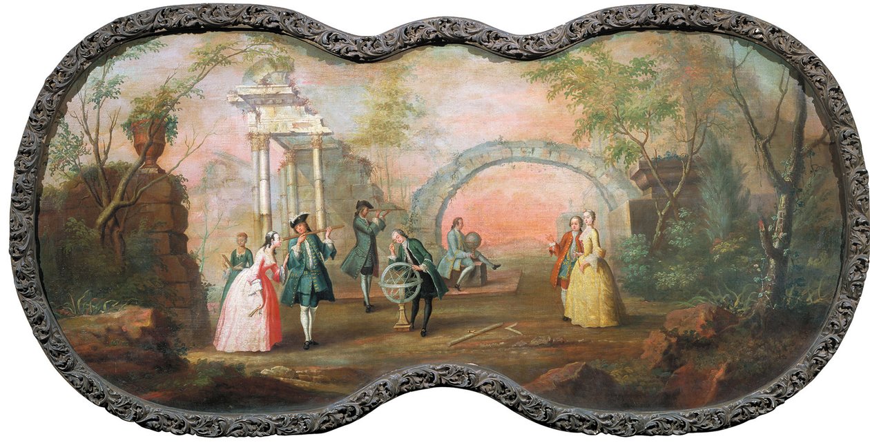 Astronomie, 1754 door Boris Vasilyevich Sukhodolsky