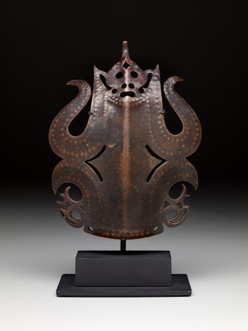 Krijgers Hoofdtooi Ornament: Frontale Figuur door Bornean Bornean