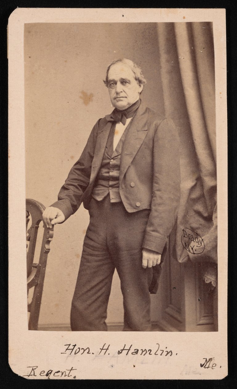 Portret van Hannibal Hamlin 1809-1891 door Brady