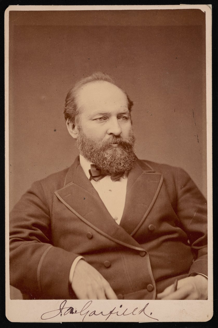Portret van James Abram Garfield 1831-1881 door Brady