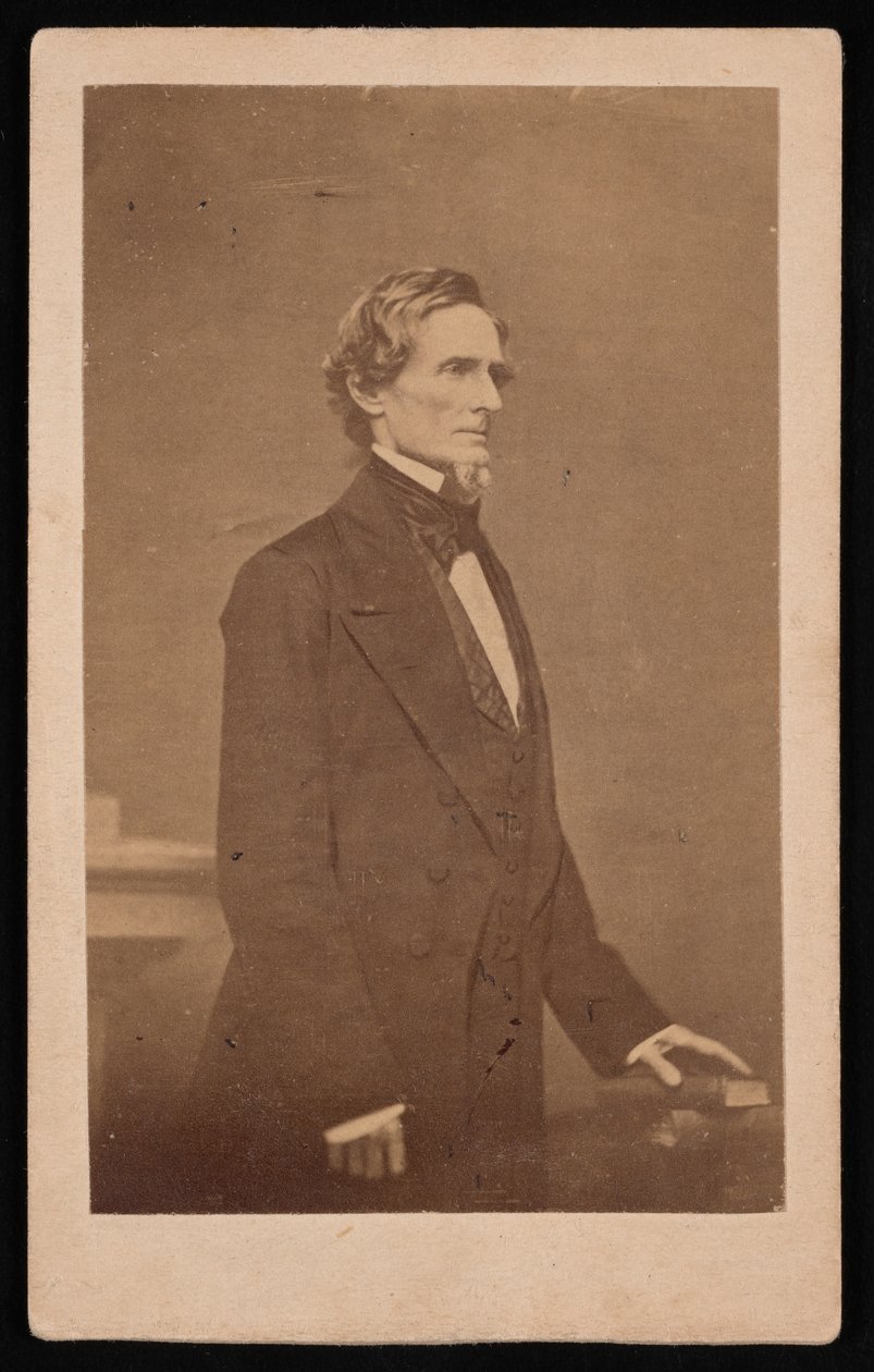 Portret van Jefferson Davis 1808-1889, 1887 door Brady