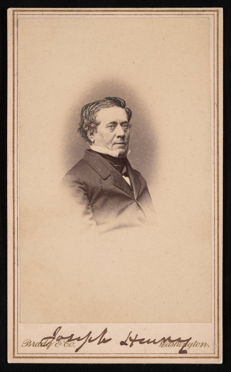 Portret van Joseph Henry 1797-1878, tussen 1858 en 1869 door Brady