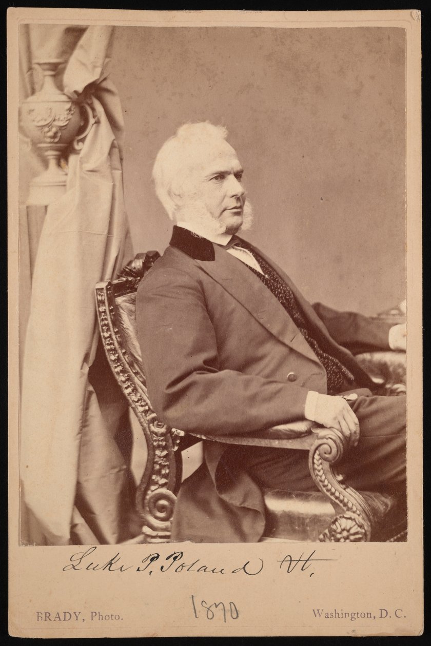 Portret van Luke Potter Poland 1815-1887, 1870 door Brady