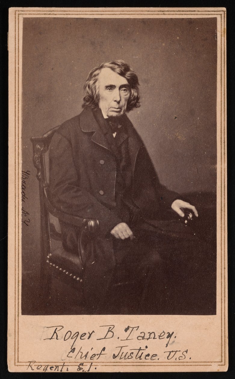 Portret van Roger Brooke Taney 1777-1864, voor 1864 door Brady