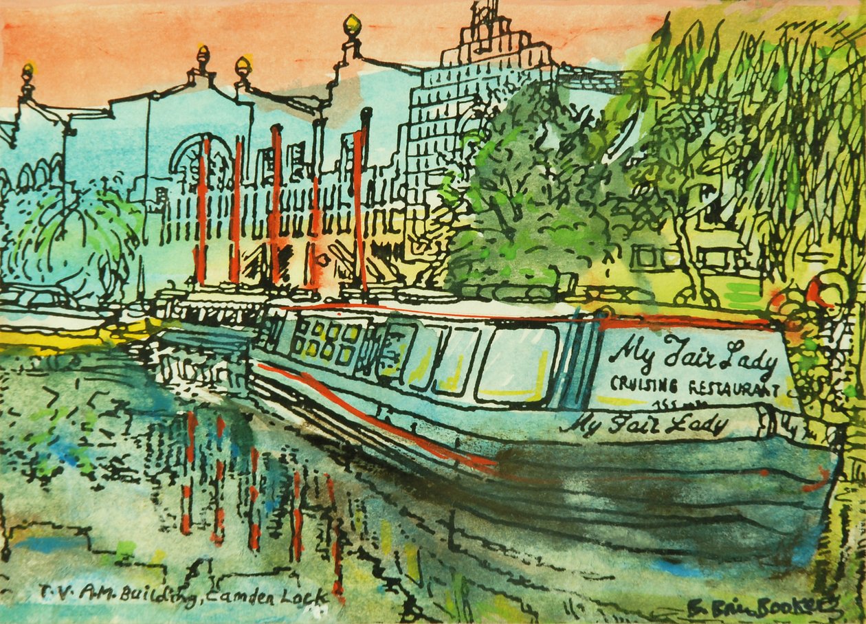 "My Fair Lady" op het Regents Canal door Brenda Brin Booker