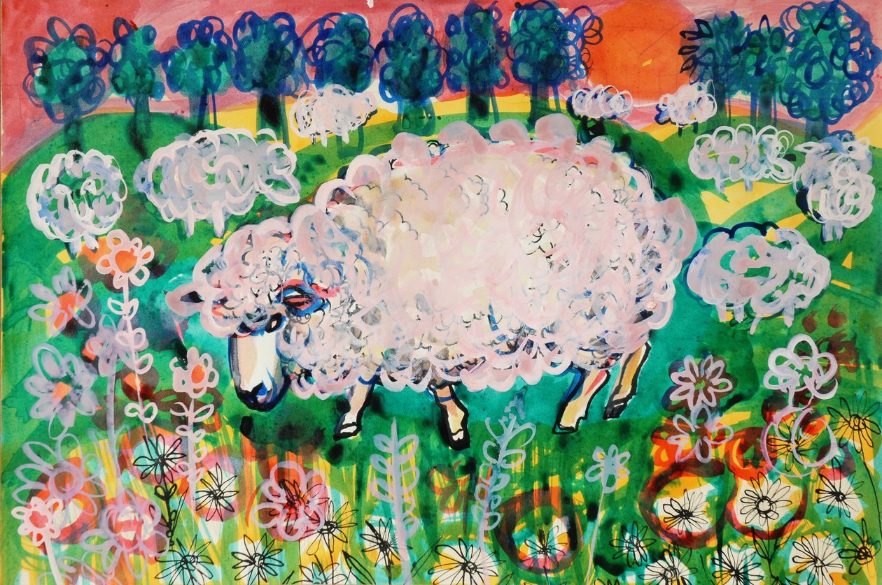 Schaap door Brenda Brin Booker