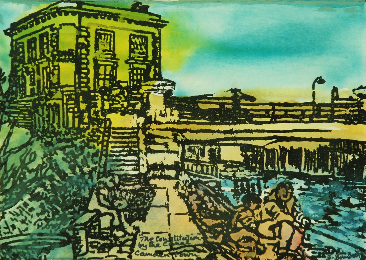 The Constitution Pub, Regents Canal door Brenda Brin Booker