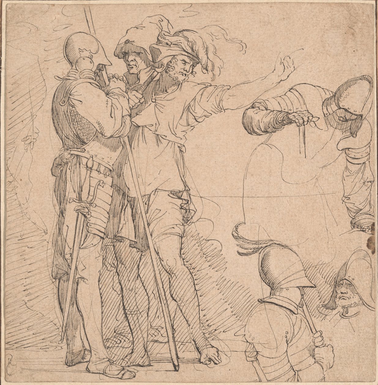 Capriccio Afgeleid van Salvator Rosa
