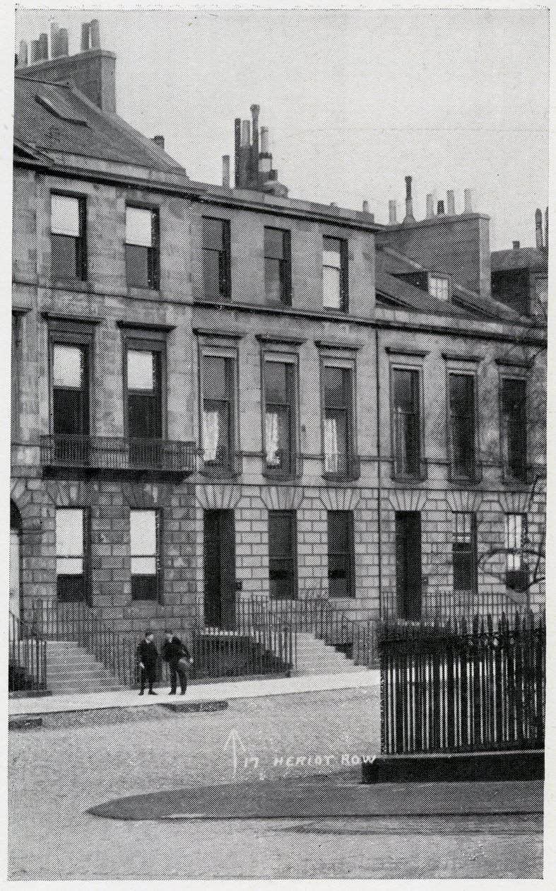 17, Heriot Row, huis van Robert Louis Stevenson en zijn familie in Edinburgh door British Photographer