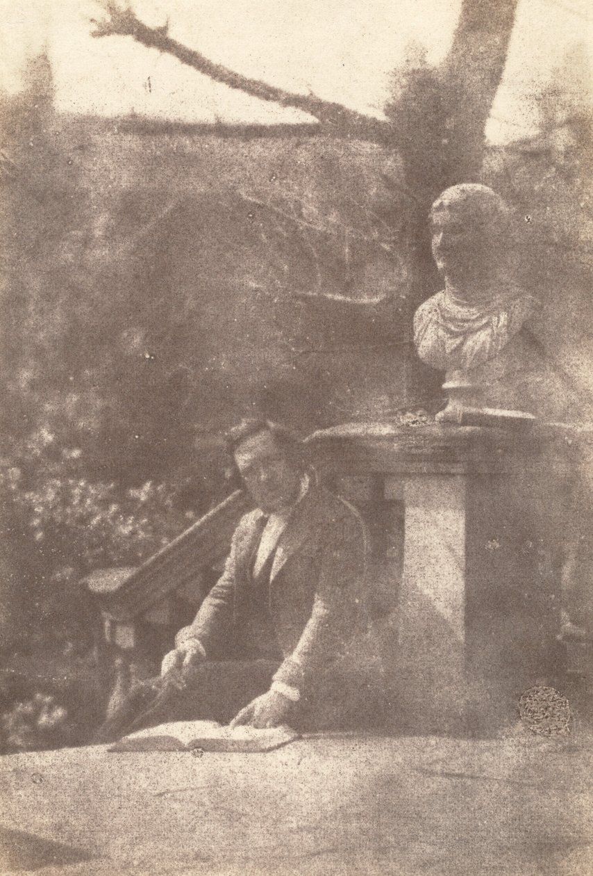 Portret van een man,1840 (foto) door British Photographer