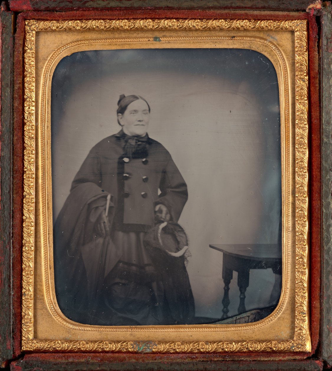 Portret van een vrouw,c. 1860 (foto) door British Photographer