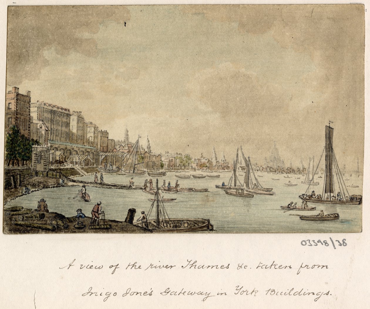 Een reeks schetsen, uitzichten in Groot-Brittannië, het Continent en Amerika 1772-1778 door British School