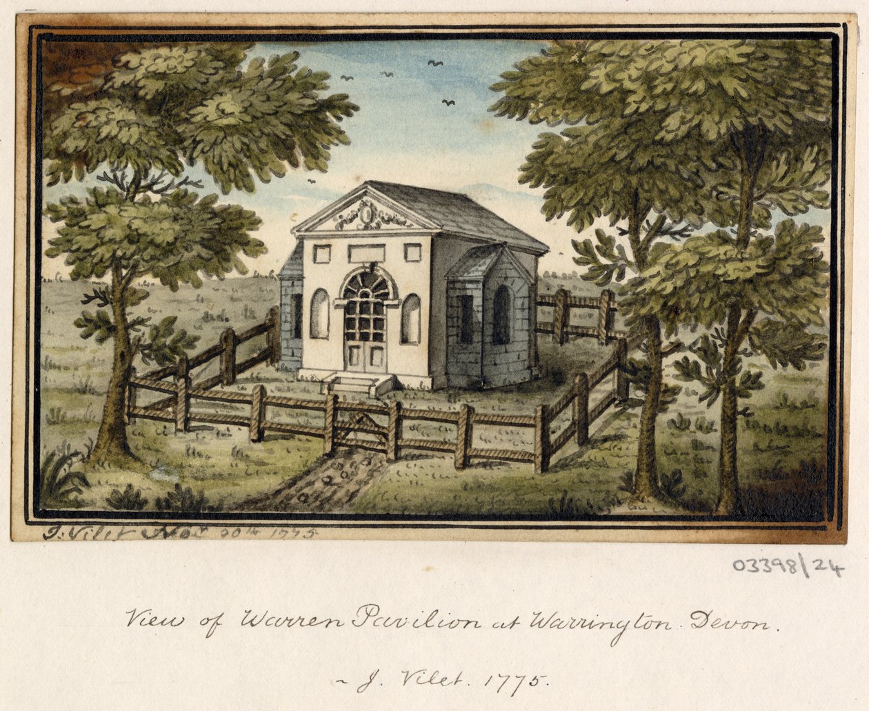 Een reeks schetsen, uitzichten in Groot-Brittannië, het Continent en Amerika 1772-1778 door British School