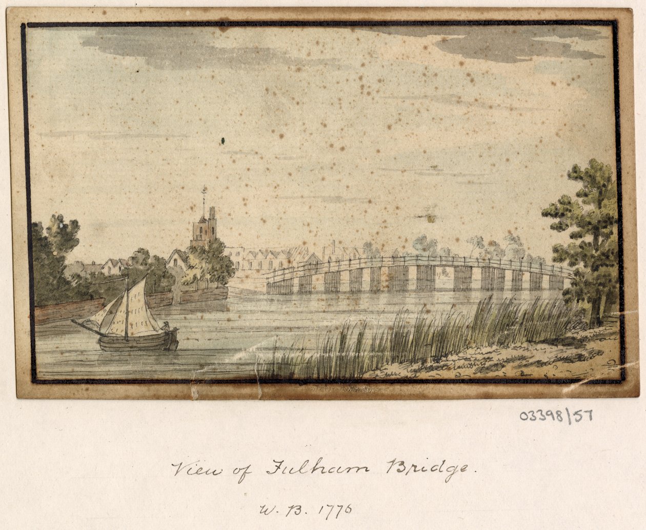 Een reeks schetsen, uitzichten in Groot-Brittannië, het Continent en Amerika 1772-1778 door British School