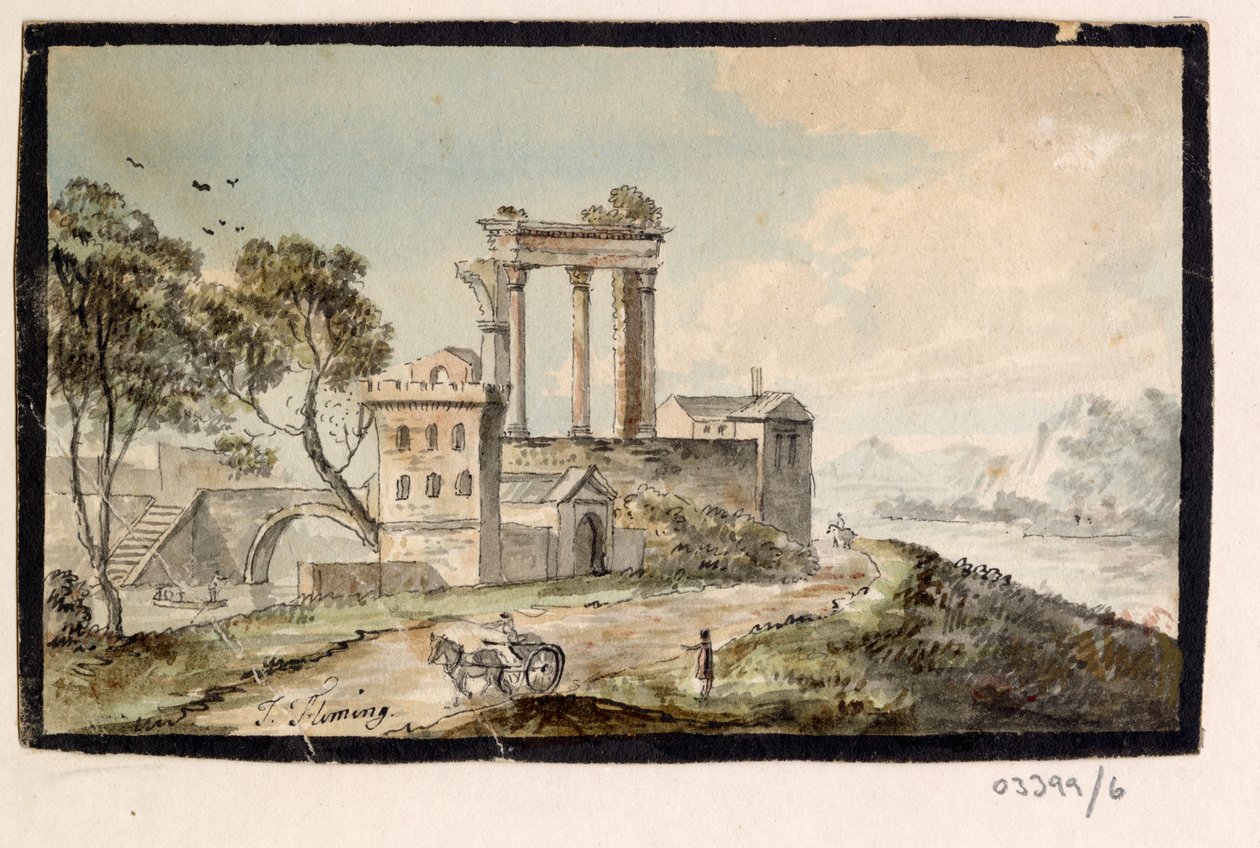 Een reeks schetsen, uitzichten in Groot-Brittannië, het Continent en Amerika 1772-1778 door British School