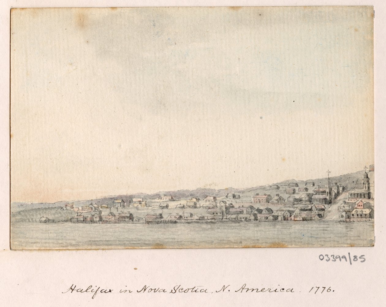 Een reeks schetsen, uitzichten in Groot-Brittannië, het Continent en Amerika 1772-1778 door British School